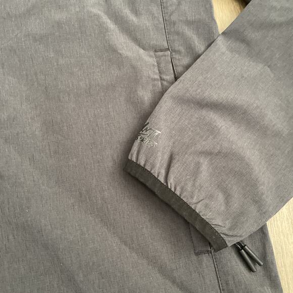 Rip Curl Anti Series Windbreaker Jacket Mens XL Water Repellent Gray Hooded Coat - Picture 5 of 10